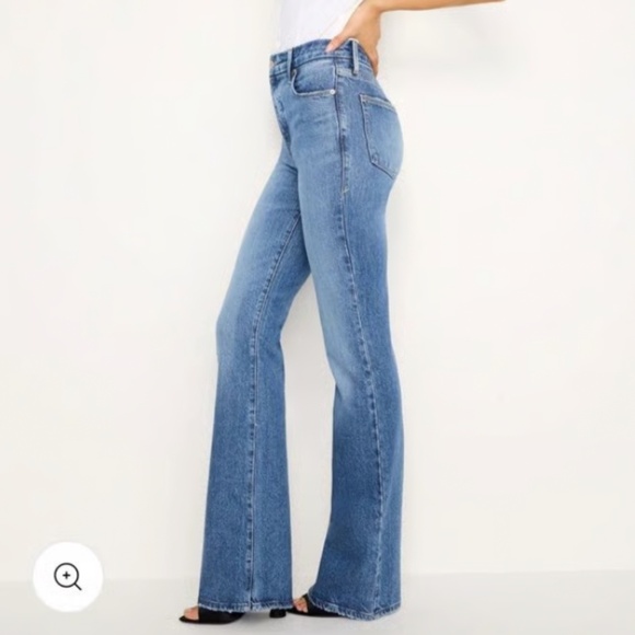 Good American Good Classic Bootcut High Rise Soft Jeans Size 28 - Picture 1 of 13